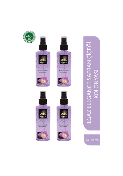 Ilgaz 80 Derece Safran Kolonyası Sprey 4 x 150 ML