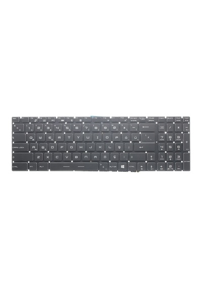 MSI Uyumlu GE73 Raider 7RD-013XTR Klavye Işıklı (Siyah TR) (Pars Power) Ver.1 - RGB Kontrol 657134