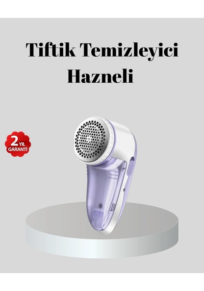 Zenvia Şarjlı Tiftik Temizleyici Çıkarılabilir Hazneli, Anti-statik Fırçalı, Usb Şarjlı Znv2026