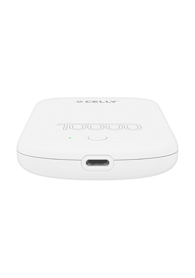 Celly Magsafe 10w 10kmah Powerbank Pro - Beyaz Beyaz