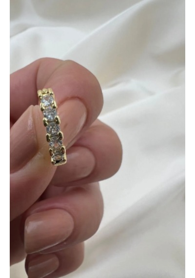 Bb Beş Yaş Halka Göbek Piercing Altın