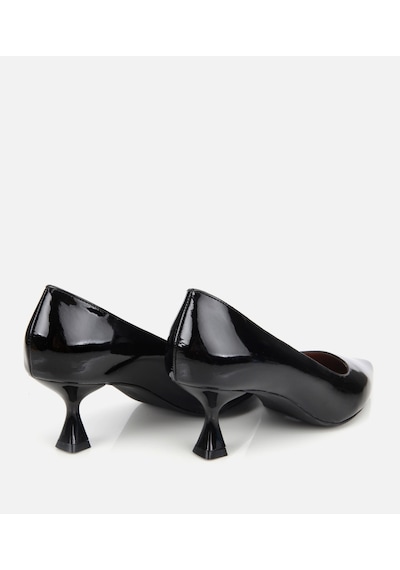 Hotiç Kadın Rugan Deri Siyah Esnek Tabanlı Stiletto 01ayh312490a100 Siyah