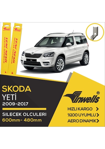 Skoda Yeti Muz Silecek Takımı 2009-2017 İnwells N11.1794