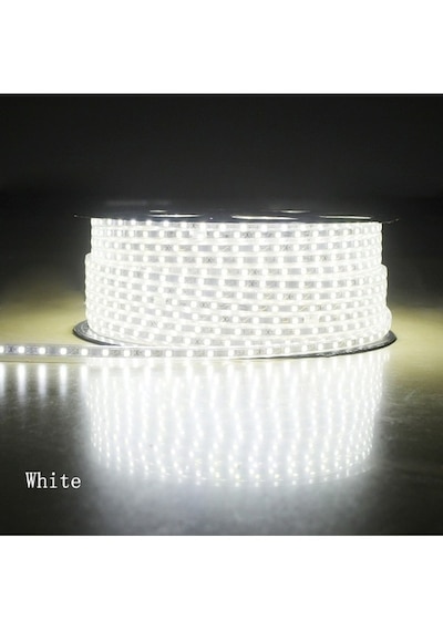 120 Ledli Hortum Led 220 Volt Su Geçirmez Fiş Dahil 5 Metre Beyaz