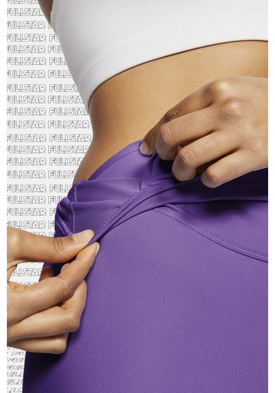 Nike One Luxe Leggings Tigh Fit Lazer Kesim Soft Yumuşak Toparlayıcı Tayt Mor