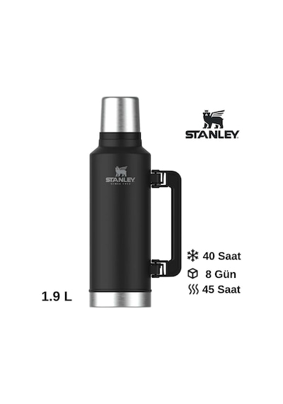 Stanley Legendary Klasik Vakumlu Paslanmaz Çelik Termos 1.9 Lt Siyah