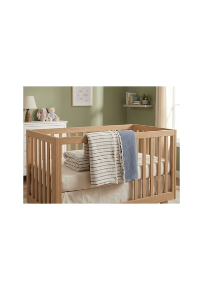 %100 Pamuklu 8 Katlı Multi Müslin Bebek Çocuk Battaniyesi Xl 120x100 Cm Mavi - 857855523 Mavi