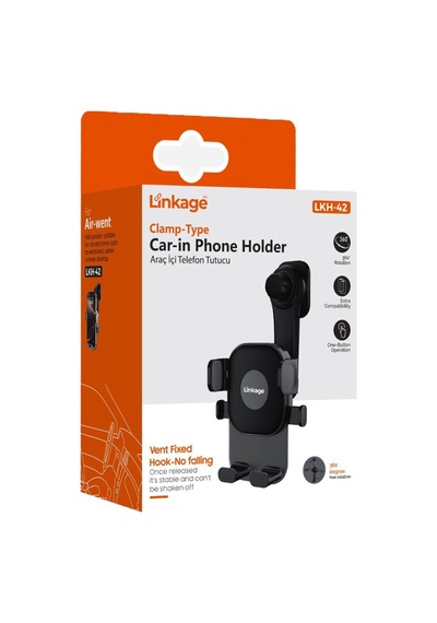 Lkh-42 360 Ayarlanabilir Havalandırma İçin Araç İçi Telefon Tutucu