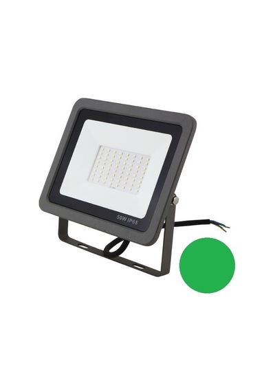 Armatür Ecolite Led Projektör 50w Siyah Gövde Yeşil Işık