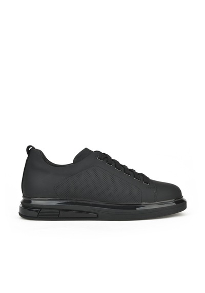 Ziya, Erkek Hakiki Deri Sneaker 1411026z865 Siyah Siyah