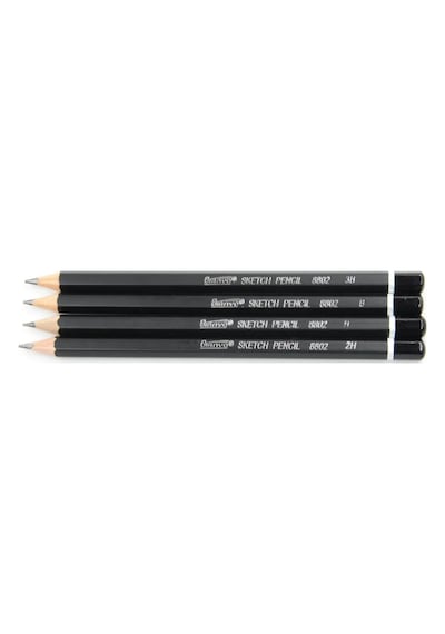 Drawing Eskiz Defteri 120 Gr. A5 40 Yp Bianyo Dereceli Kalem Siyah Rulo Kalemlik 24 Kalem Bölmeli