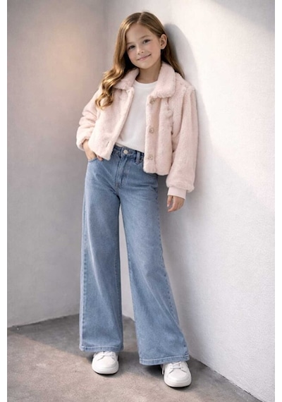 Bubiee Baby Kız Çocuk Pembe Pelüş Ceket Kısa Kollu Fitilli Body Ve Jean Pantolon 3'lü Takım Çok Renkli Bubiee Baby Kız Çocuk Pembe Pelüş Ceket Kısa Kollu Fitilli Body Ve Jean Pantolon 3'lü Takım Çok Renkli