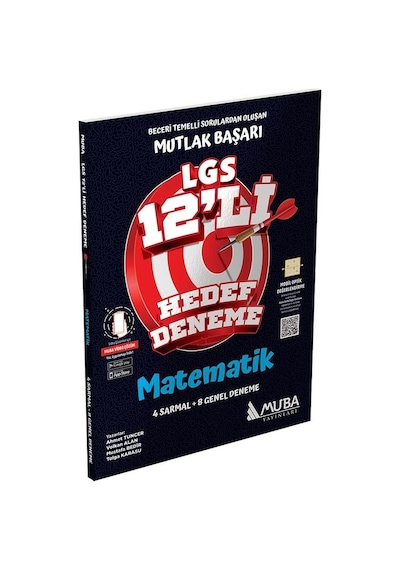8.Sınıf LGS Matematik 12'li Hedef Deneme- Muba Yayınları