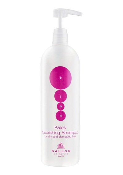 Kallos Cosmetics Kuru ve Yıpranmış Saçlar için Besleyici Şampuan 1 L