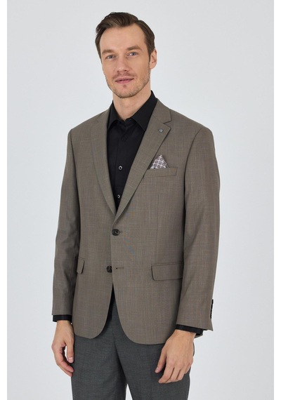 İmza Koyu Vizon Mono Yaka Bez Ayağı Tam Astar Esnek 4 Drop Comfort Fit Classic Ceket 1002250155 Koyu Vizon İmza Koyu Vizon Mono Yaka Bez Ayağı Tam Astar Esnek 4 Drop Comfort Fit Classic Ceket 1002250155 Koyu Vizon