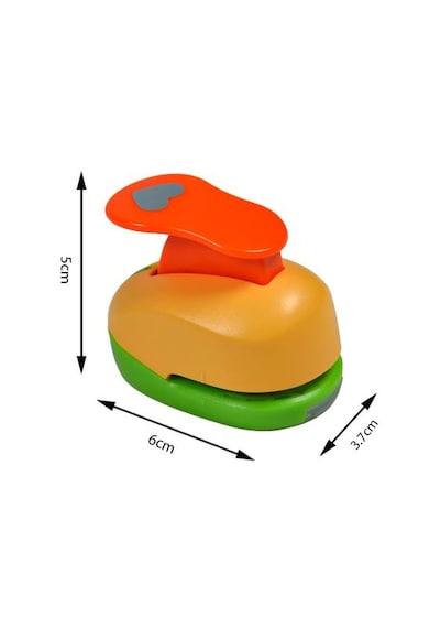 Kamei Şekilli Delgeç Kalp 1.3 Cm Km8805 Çok Renkli
