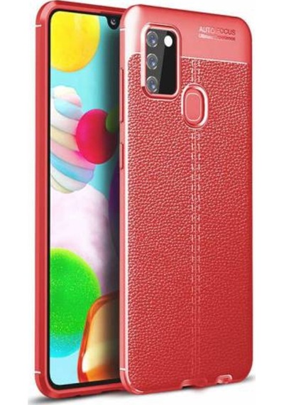 Galaxy A21S Kılıf Zore Niss Deri Desenli Silikon Kılıf