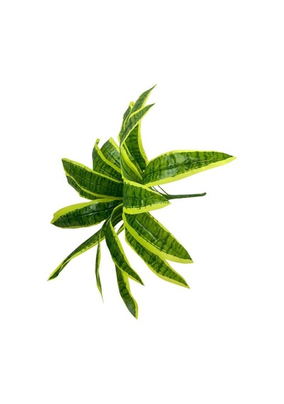 Yapay Çiçek Dracaena Massengena Yaprağı Demeti 12 Yapraklı 40x50C