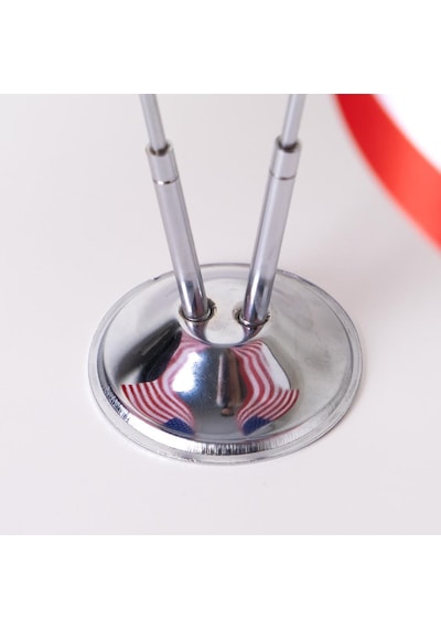 Amerika 2li Masa Bayrağı Saten Kumaş Dijital Baskı 15x22,5 cm