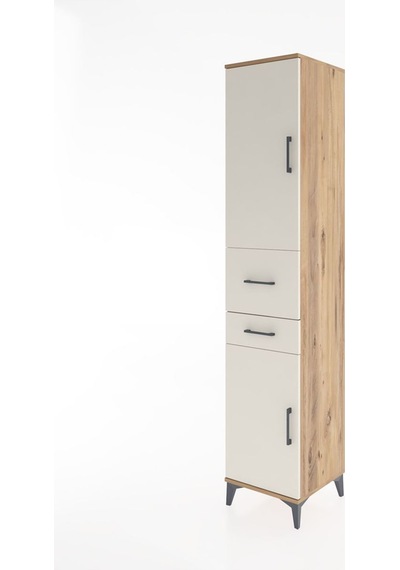 Hyperion Dolap 4 Raflı 2 Çekmeceli 2 Kapaklı 44x44x221 Çam-ay... Çam