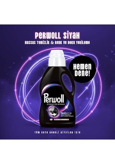 Perwoll Siyah Hassas Bakım Sıvı Çamaşır Deterjanı 2970 ML
