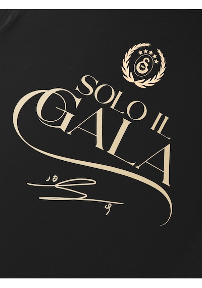 Gsstore Galatasaray Solo Il Gala Erkek T-shirt E251550 Siyah
