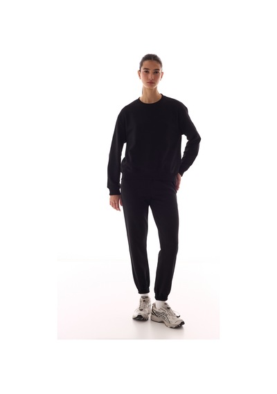Penti Siyah Oversize Active Sweatshirt
