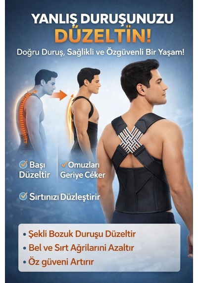 Posturex Korse Yelek Standart Beden