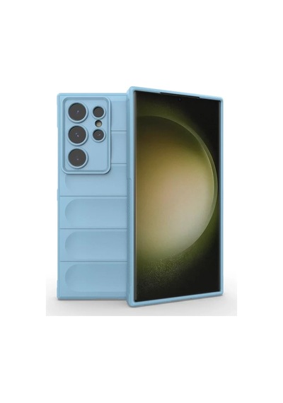 Newface Samsung Galaxy S24 Ultra Kılıf Optimum Silikon - Sky Blue Gökyüzü Mavisi