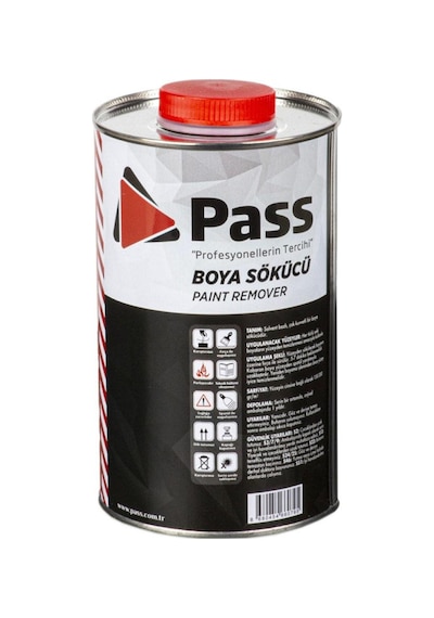 Pass Bs0750 Solvent Bazlı Boya Sökücü Remover 0.75 L