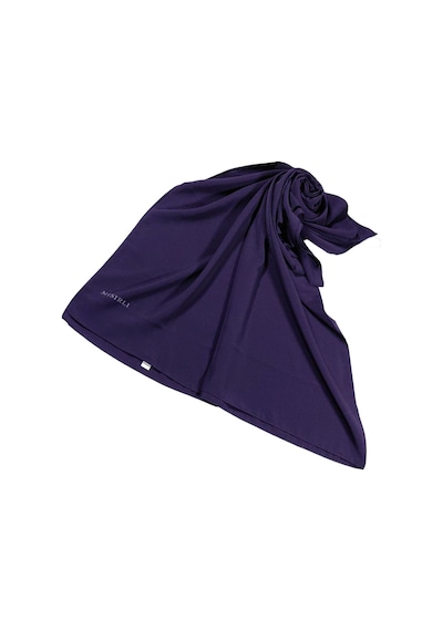 Mim Eşarp Mısırlı Eşarpları Medine Ipeği Büyük Boy Eşarp 140x140 Cm Lacivert