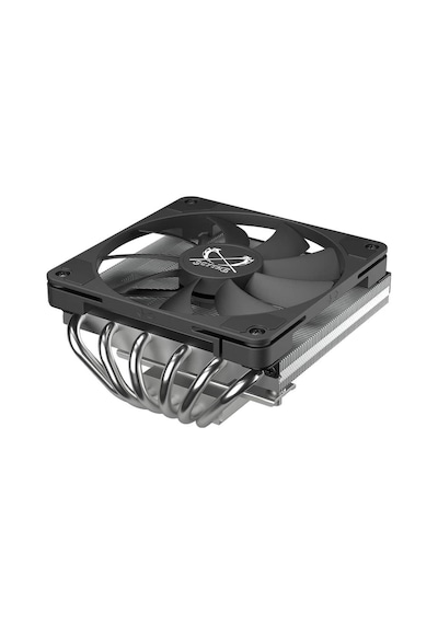 Big Shuriken 4 Low Profile Cpu Cooler, 120mm Slim Fan, Intel & Amd Uyumlu, Sessiz İşlemci S
