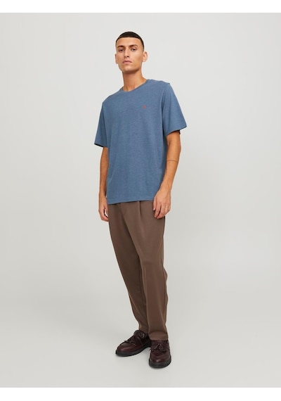Jack & Jones Jjepaulos Tee Ss Crew Neck Noos Erkek T-shirt-27876-mavi Mavi Jack & Jones Jjepaulos Tee Ss Crew Neck Noos Erkek T-shirt-27876-mavi Mavi