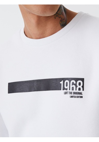 LOFT Regular Fit Erkek Sweatshirt Lf2030835 Q1.v1 Beyaz