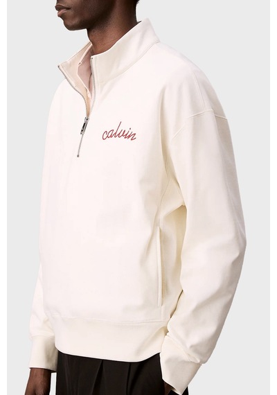 Calvin Klein Erkek Sweat Lv04rc227g Yas Beyaz Beyaz