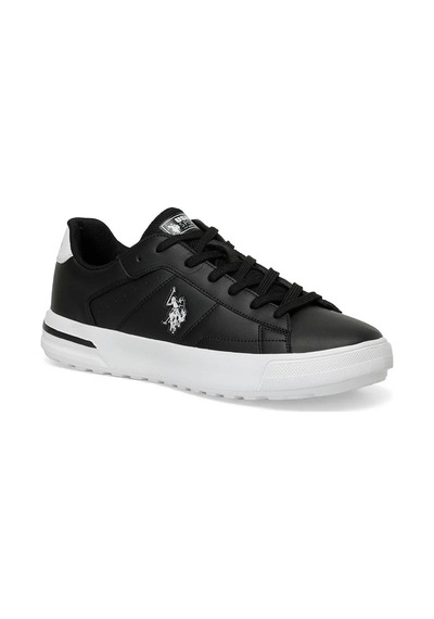 U.s. Polo Assn. Mango 4fx Erkek Siyah-beyaz Sneaker Ayakkabı-siyah Siyah