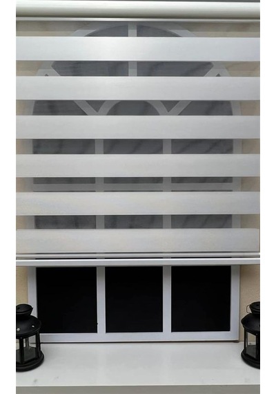 Storburada Zebra Stor Perde Beyaz Stb 400v01-d Diğer