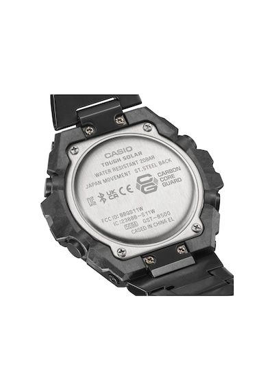 Casio G-shock Gst-b500bd-1a9dr G-stell Siyah Çelik Güneş li Bluetooth Bağlantı Spor Erkek Kol Saati Siyah