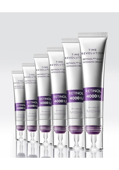 Kırışıklık Karşıtı Retinol İçerikli Konsantre Krem Time Revolution Retinol 4000 Shot Intensive Cream