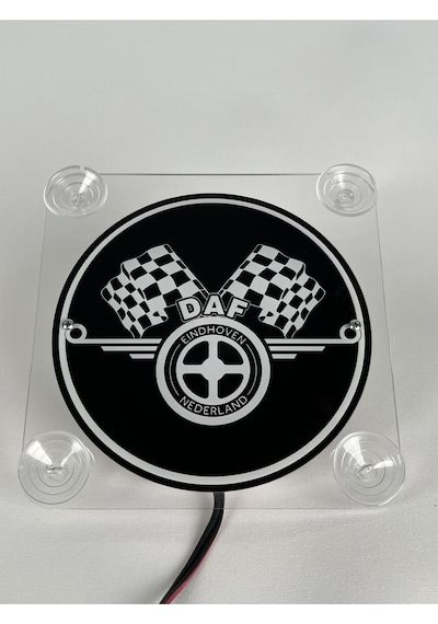 Ahmet Otomotiv Daf Cam Önü Logo Tabela 24volt Sarı-turuncu Renk