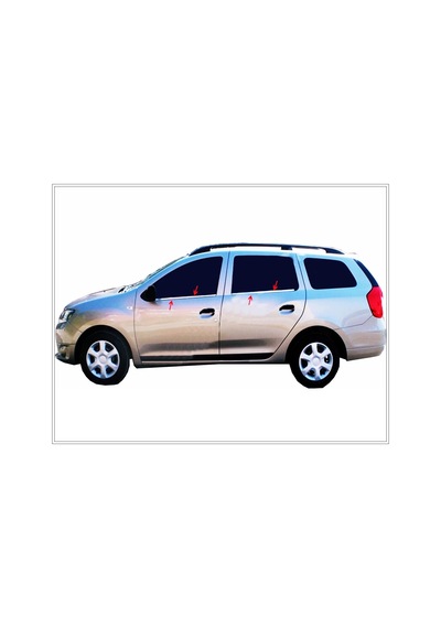 Dacia Logan Mcv Krom Cam Çıtası 4 Prç. 2013 Üzeri P. Çelik