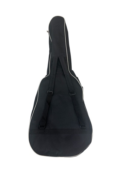 Smiger Akustik Gitar Kılıfı Pedli Beyaz Fitilli