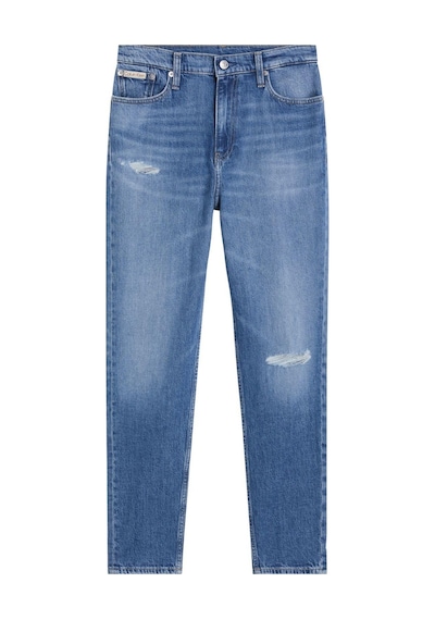 Calvin Klein Kadın Mavi Mom Jeans J20j225140-6115 Mavi