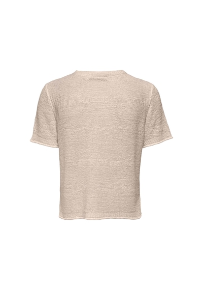 Only Onlsunny Bej Kadın T-shirt 15254282 Bej
