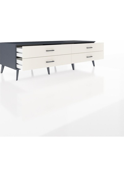 Kronos Tv Ünitesi 4 Çekmeceli 176x59x51 Antrasit-antrasit/aytaşı Antrasıt/aytası Kronos Tv Ünitesi 4 Çekmeceli 176x59x51 Antrasit-antrasit/aytaşı Antrasıt/aytası