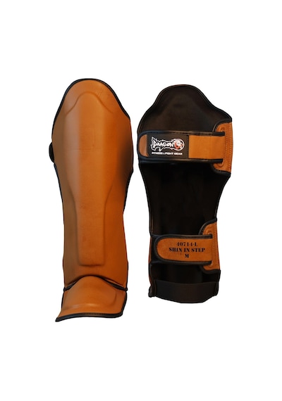 Dragondo 40714-l Obsolete Hakiki Deri Kaval Ayak Koruyucu Kick Boks Kaval Koruyucu Kahverengi