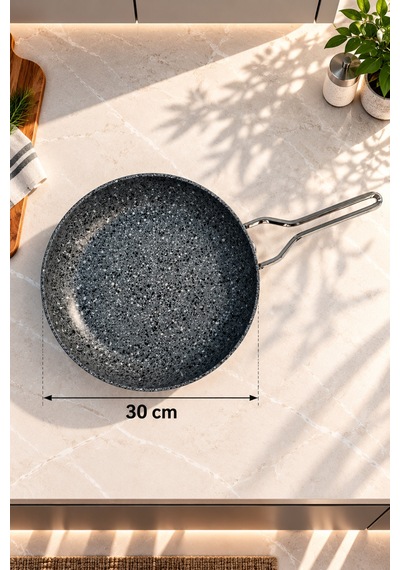 Zest Peakstone Tava 30 Cm Gri Çok Renkli