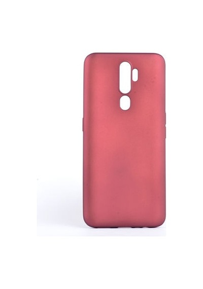 Oppo A9 2020 Kılıf Esnek Yapılı İnce Slim Silikon Kapak Ryc/premier Bordo