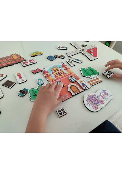 Hayal Dünyam 35 Parça Ahşap Yapboz Puzzle