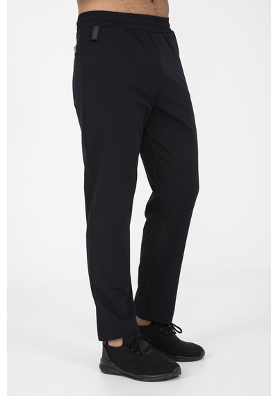 Maraton Sportswear Regular Erkek Düz Paça Outdoor Siyah Eşofman Altı 21393-siyah Siyah